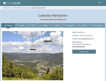 Tablet Screenshot of lanovka-harrachov.cz